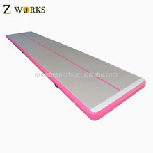 Pista de aire de gimnasia inflable Pink Air Tumbling Mat